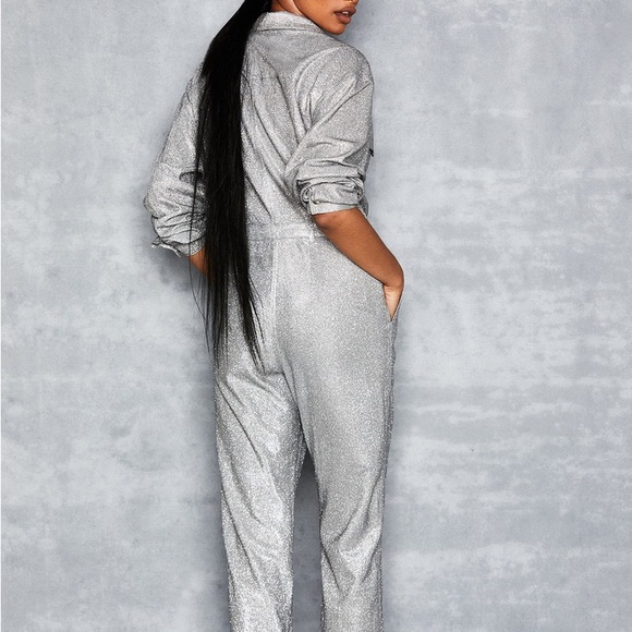 MISTRESS ROCKS 'HEY GIRL'
Silver Sparkle Boiler Suit - Picture 9 of 11